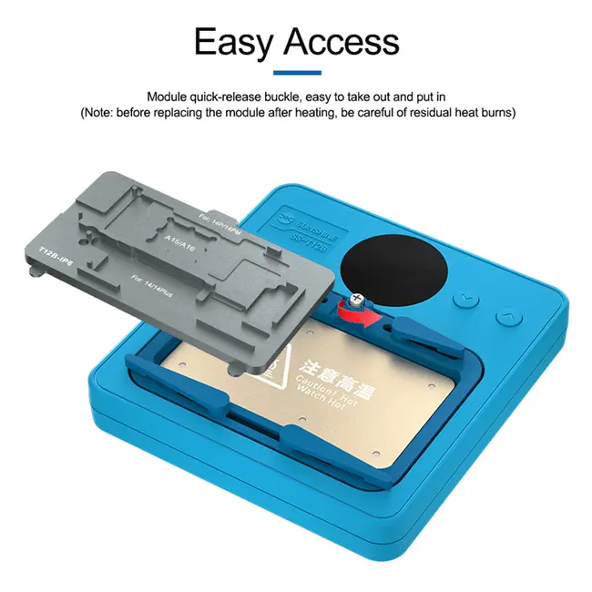 SUNSHINE SS-T12B Multi-functional Intelligent Maintenance Heating Platform Support Android+IP Series For Mobile Phone Repair 1076_19409