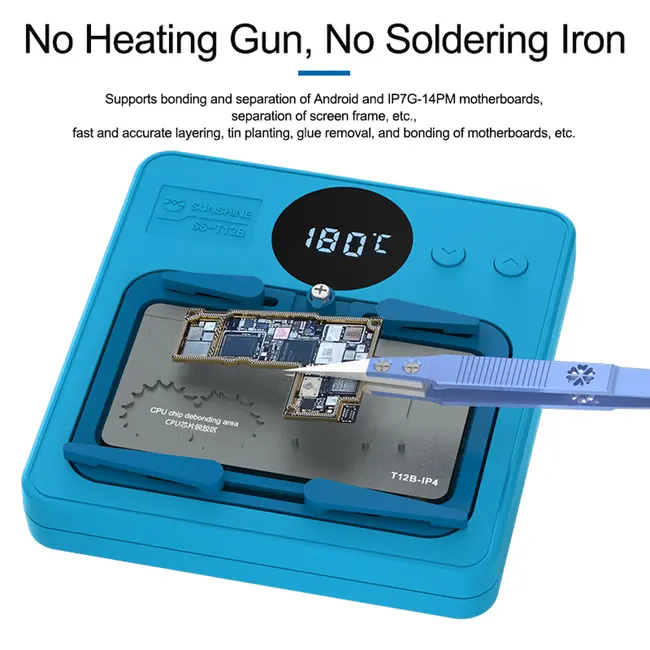 SUNSHINE SS-T12B Multi-functional Intelligent Maintenance Heating Platform Support Android+IP Series For Mobile Phone Repair 1076_19407