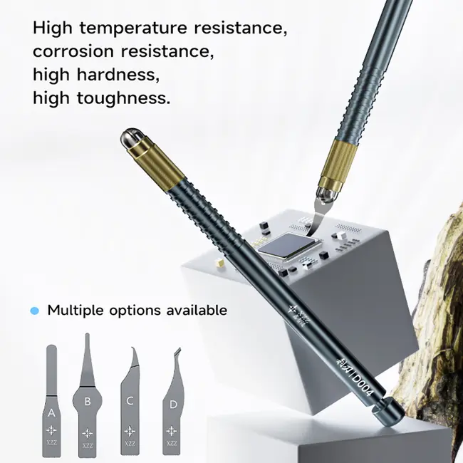 XZZ D004 5-in-1 Multifunctional Hand-Polished Elastic Glue Removal Knife Set 1096_19564