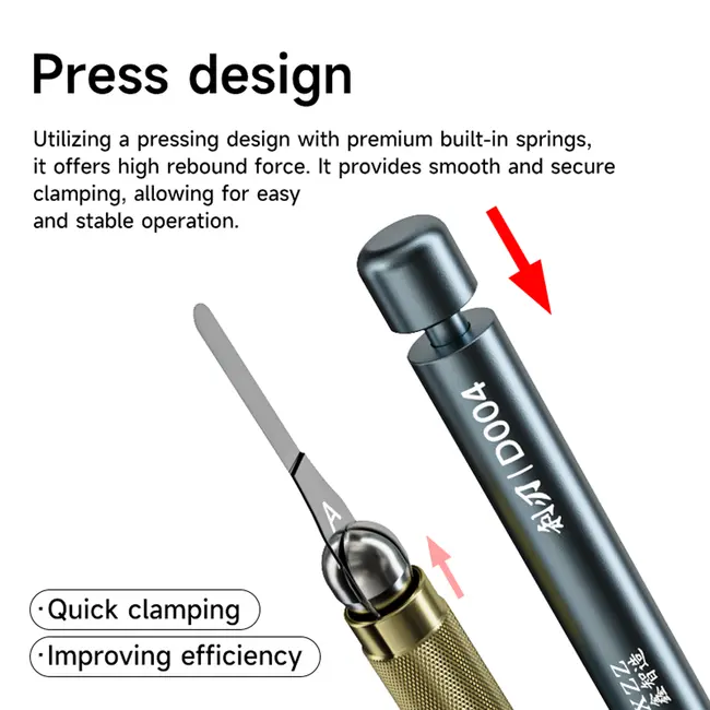 XZZ D004 5-in-1 Multifunctional Hand-Polished Elastic Glue Removal Knife Set 1096_19567