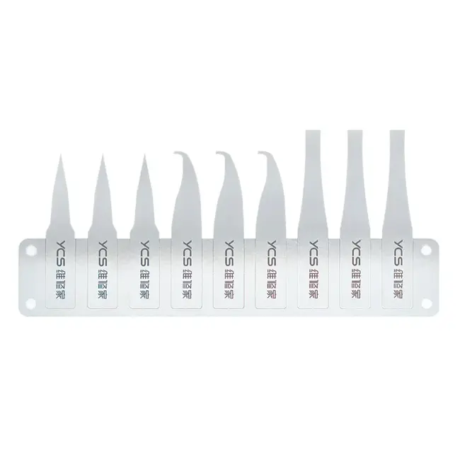 YCS-9G Non-slip Frosted Ultra-light Single Head Carving Knife Handle with Blades 1155_19995