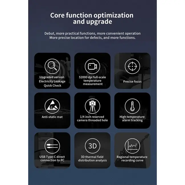 Qianli Supercam X 3D Thermal Imager Camera PCB Fault Diagnosis Instrument 1042_19181