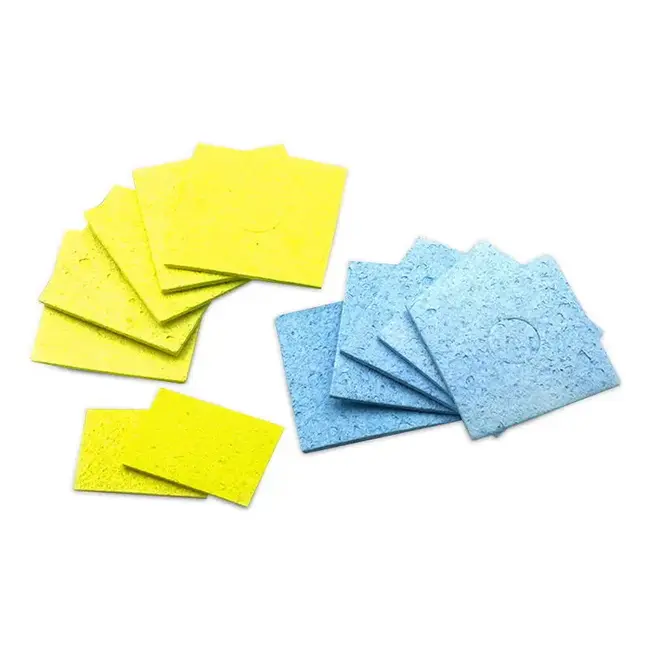 High Temperature Resistant Sponge Electric Soldering Iron Sponge Head Cleaning Sponge Pad Thickening Welding Access-50PCS 1139_19885