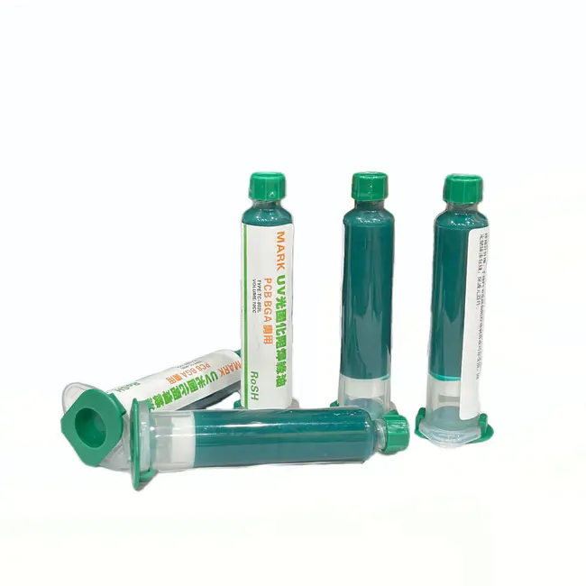 UV-cured solder resist (green) - Insulating protective coating for PCB circuit boards, green solder resist for motherboard jumper wires. 1105_19628