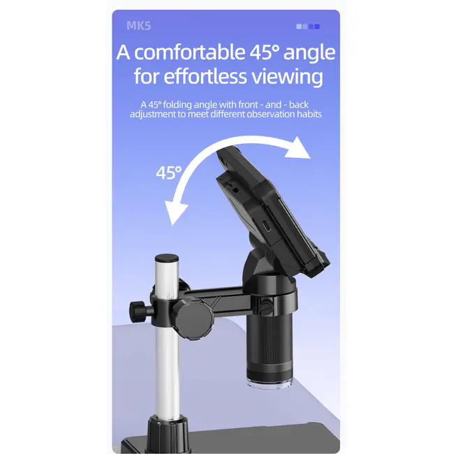 1600X Digital Microscope with 4.3inch IPS Screen Coin Microscope 1080P Video Microscope for Adult Kid Coin Magnifier with 8 LEDs 1048_19233