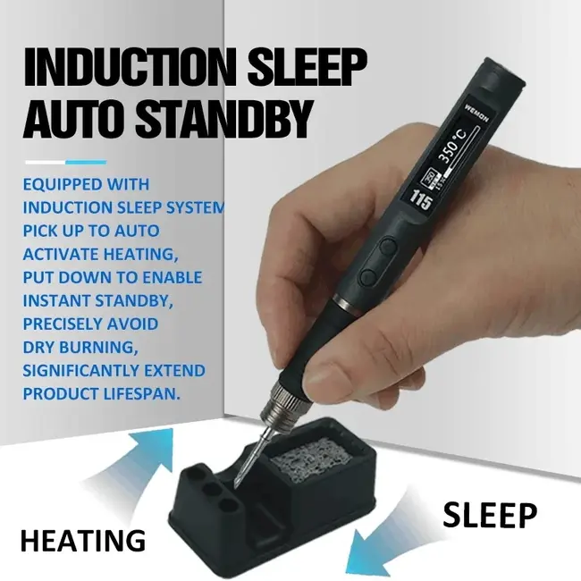 WEMON P210  Intelligent Charging Soldering Pen Portable Welding Iron Fit C210  Solder Tips for Phone Maintenance 1176_20148