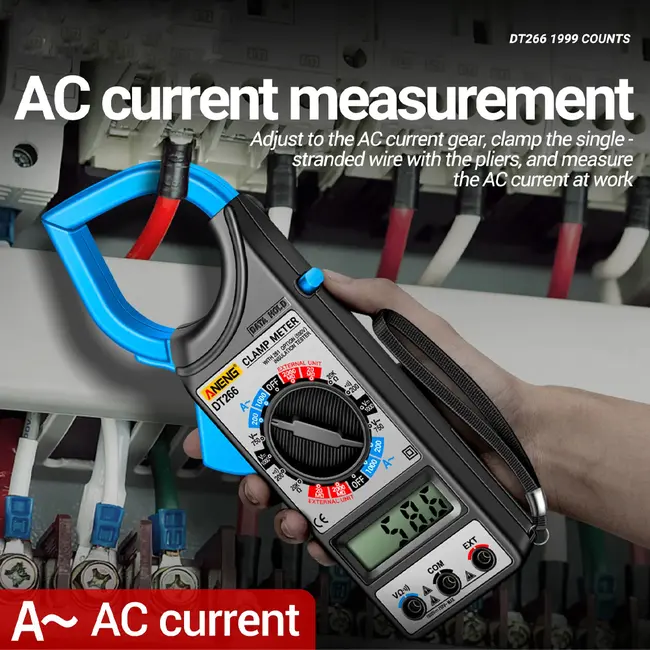 Aneng DT266 Multi-functional Large Caliber 60mm 1000A Current Clamp Meter 1194_20304
