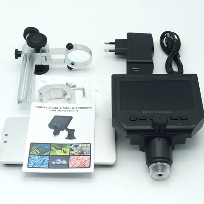 G600 600X 3.6-million Pixels Digital Portable Electronic Microscope with 4.3-inch HD Display 1214_20465