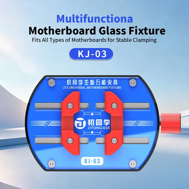 JTX KJ-03 Multifunctional Motherboard Glass Fixture for Motherboard PCB Soldering Repair 1209_20413