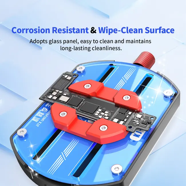 JTX KJ-03 Multifunctional Motherboard Glass Fixture for Motherboard PCB Soldering Repair 1209_20416