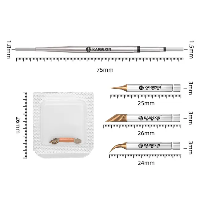 KGX-C210 Soldering Iron Tip with 10Pcs Ultra Sharp Needles for Screen / Motherboard Flying Wire 1213_20455