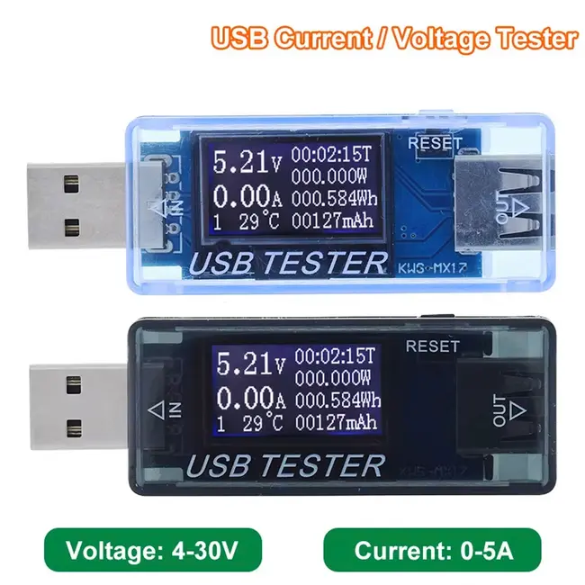 KWS-MX17 20V/5A 8-in-1 USB Smart Monitor with Auto-Save Feature Compatible Huawei SuperCharge 1170_20098