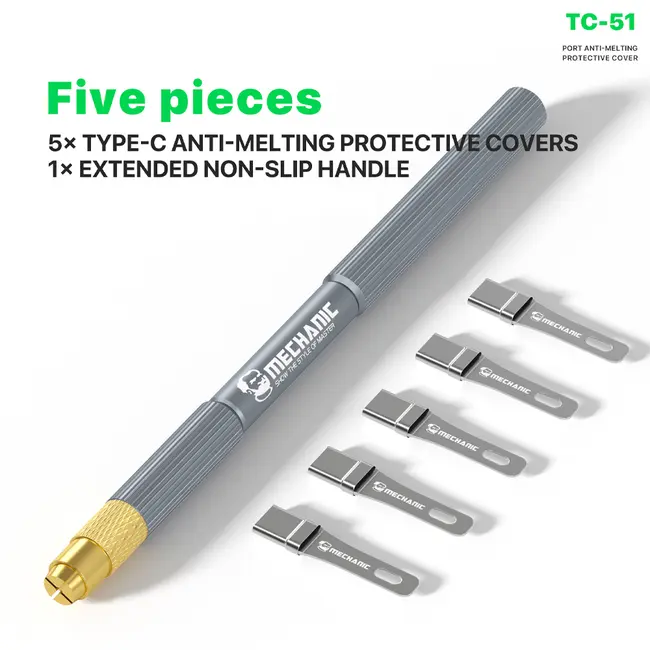 Mechanic TC-51 5-in-1 Type-C Connector Overheat Protection Cover with Extended Handle 1182_20202