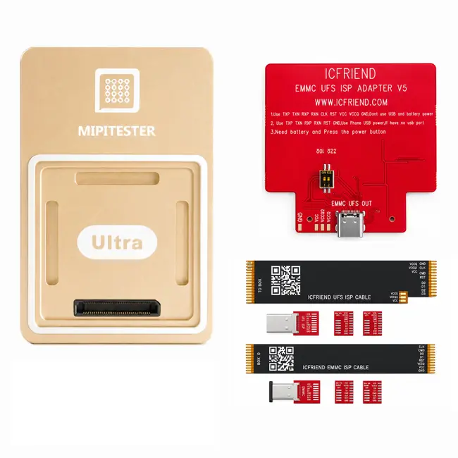 MiPi Ultra Box + NB-UFS-5IN1 (254 / 153 / 297) Adapter + ISP Cable 1185_20241