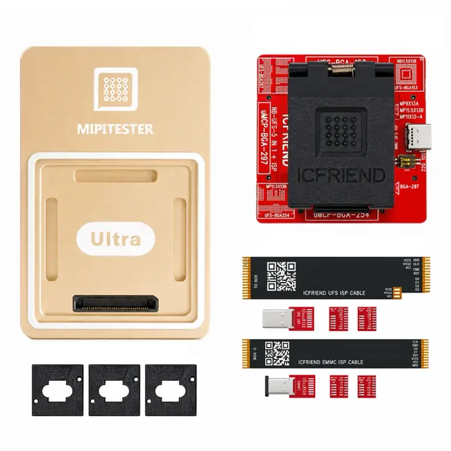 MiPi Ultra Box + NB-UFS-5IN1 (254 / 153 / 297) Adapter + ISP Cable 1185_20244