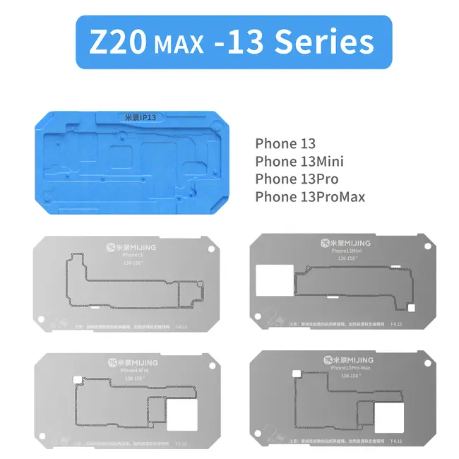Mijing Z20Max Motherboard Middle Layer Planting Tin Platform for iPhone X to 17Pro Max 1175_20131