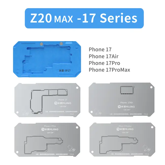 Mijing Z20Max Motherboard Middle Layer Planting Tin Platform for iPhone X to 17Pro Max 1175_20135