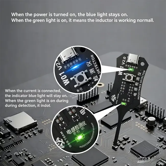 OSS W01 V2.0 High Precision Electromagnetic Induction Tester for Circuit Board Fault Detection 1204_20365