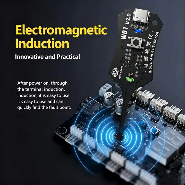 OSS W01 V2.0 High Precision Electromagnetic Induction Tester for Circuit Board Fault Detection 1204_20366