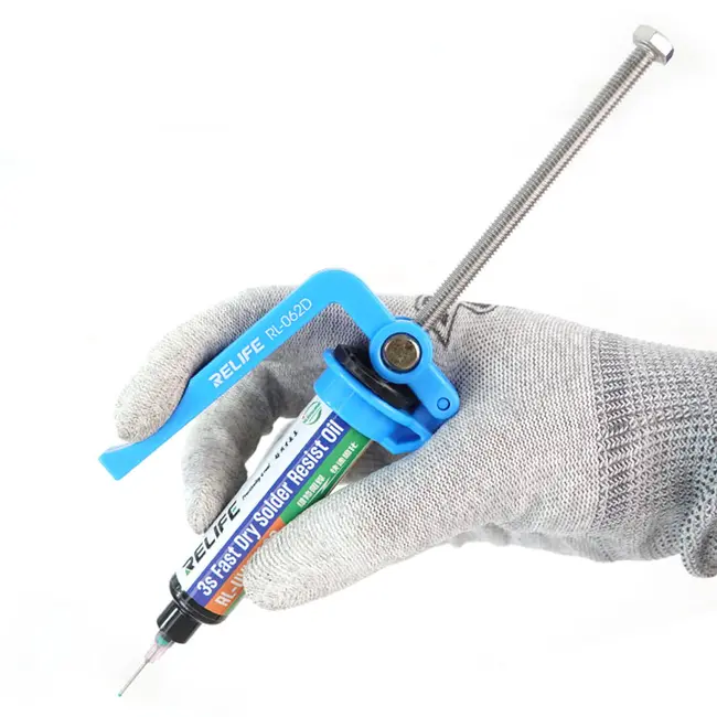 Relife RL-062D Manual Labor-saving Glue Gun for 5~10CC Solder Paste / Solder Oil / UV Adhesive 1163_20047