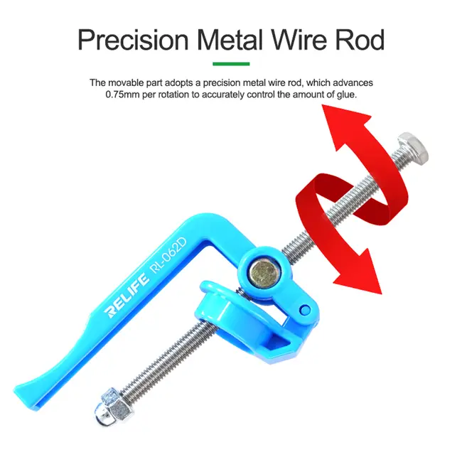 Relife RL-062D Manual Labor-saving Glue Gun for 5~10CC Solder Paste / Solder Oil / UV Adhesive 1163_20051