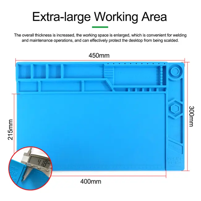 ​Relife RL-160A Silicone Insulation Heat-resistant Special Maintenance Pad 1200_20329