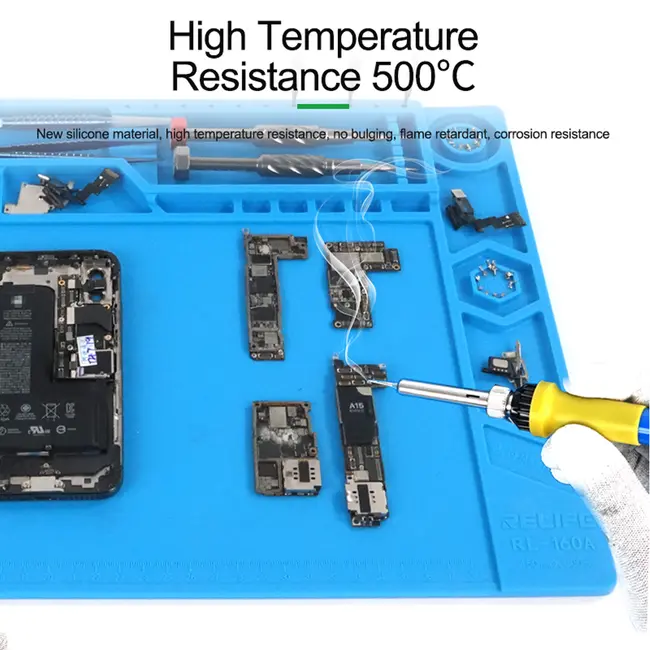 ​Relife RL-160A Silicone Insulation Heat-resistant Special Maintenance Pad 1200_20330