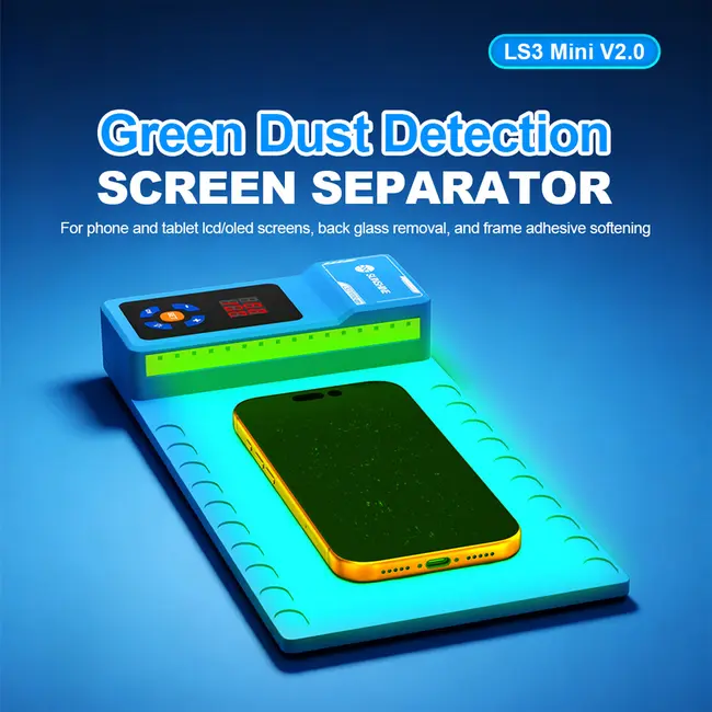 Sunshine LS3 Mini V2.0 10.5-inch LCD Screen Remover Heating Separator Pad with Green Dust Detection 1201_20341