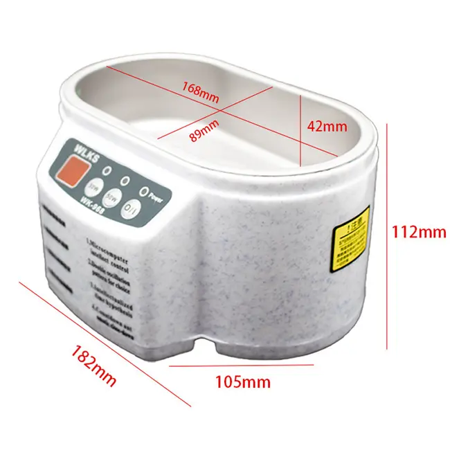 WK-968 30W/50W Dual-Power Dual-Vibration LED Display Ultrasonic Cleaner 1220_20491