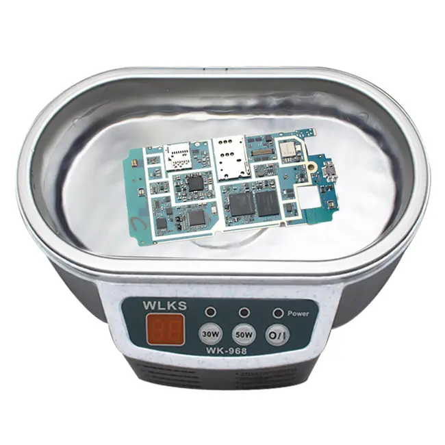 WK-968 30W/50W Dual-Power Dual-Vibration LED Display Ultrasonic Cleaner 1220_20490