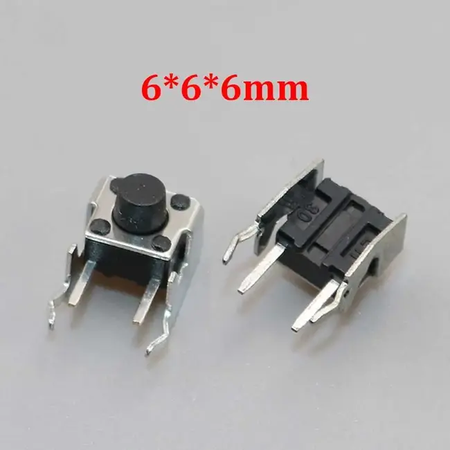 20pcs 6x6 PCB Momentary Mini Micro Tactile Tact Push Button 4-Pin Self-reset Switch 6*6*5/6/7/8/9/10/11/12/13/14/15mm 1196_20318