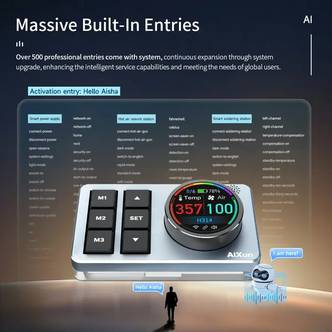 AiXun BS08 Center Control Multi-Language Smart AI Voice Assistant 27_8968