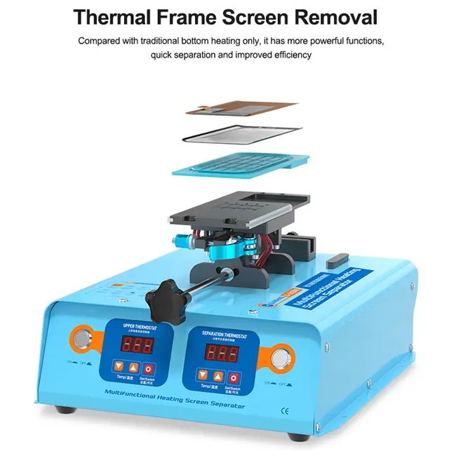 Sunshine S-918M All-in-one MultiFunctional Heating LCD Screen Separator Machine 9_8751