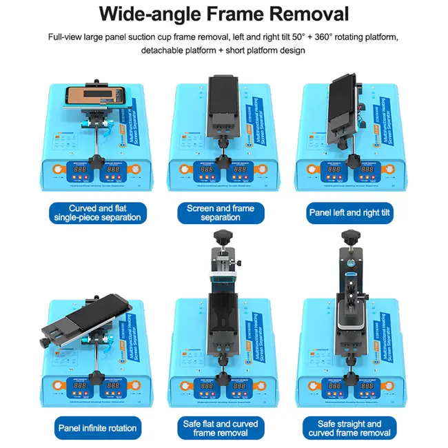 Sunshine S-918M All-in-one MultiFunctional Heating LCD Screen Separator Machine 9_8753