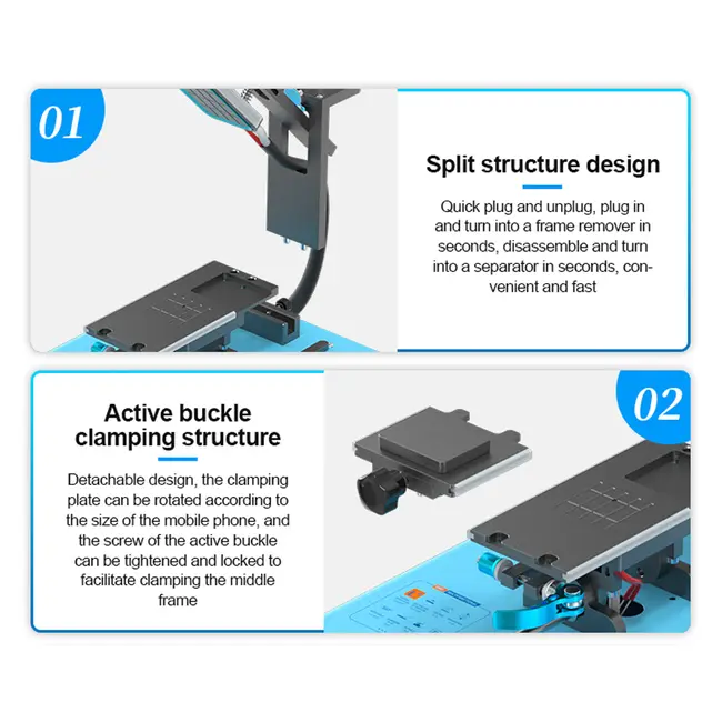 Sunshine S-918M All-in-one MultiFunctional Heating LCD Screen Separator Machine 9_8756