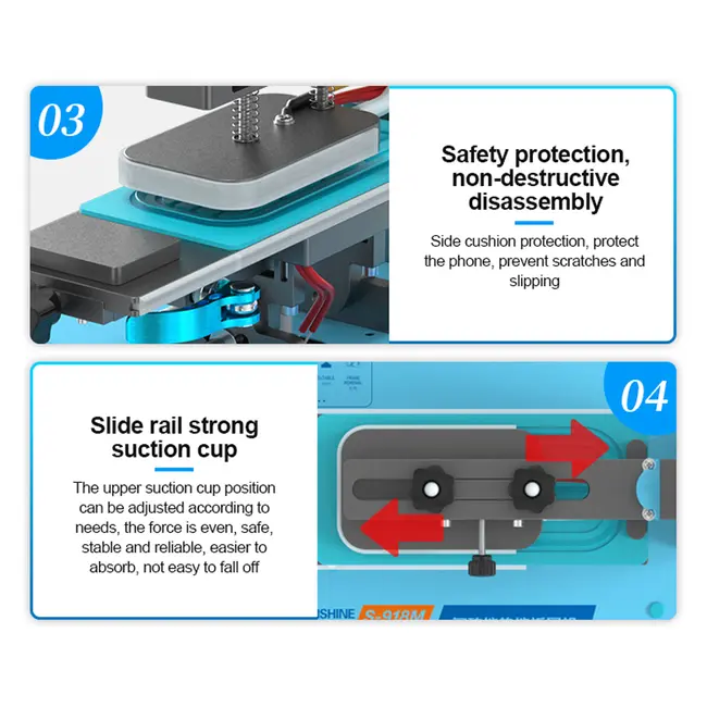 Sunshine S-918M All-in-one MultiFunctional Heating LCD Screen Separator Machine 9_8757