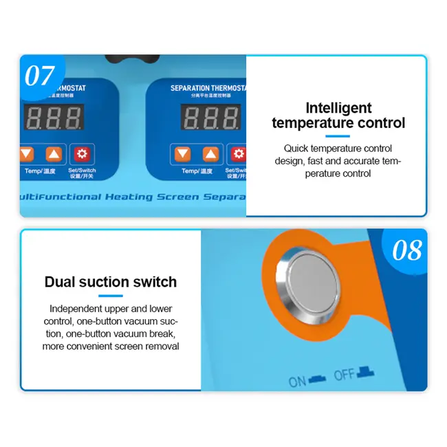 Sunshine S-918M All-in-one MultiFunctional Heating LCD Screen Separator Machine 9_8759