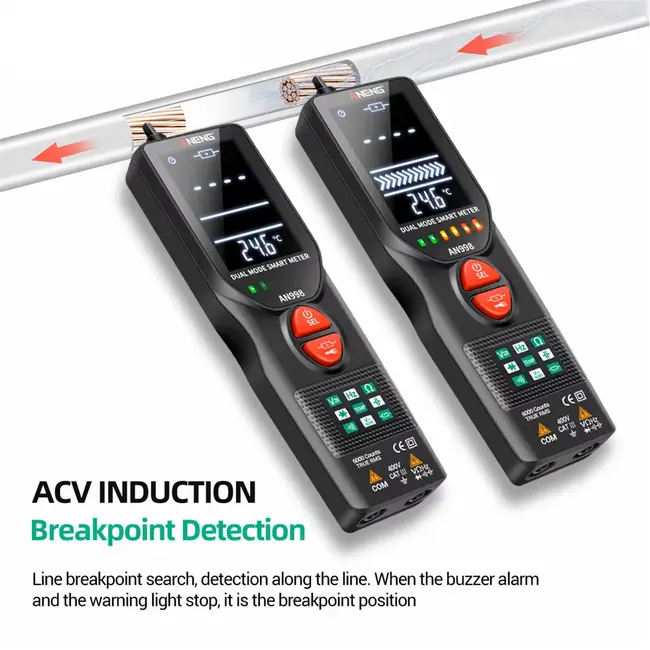 Aneng AN998 Non-Contact Detection Professional Automatic Digital Multimeter with Temperature Test 100_9701