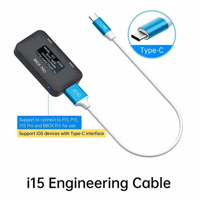 JCID i15 Type-C Engineering Leads for iPhone iOS Flashing Enter Recovery Mode 78_9492