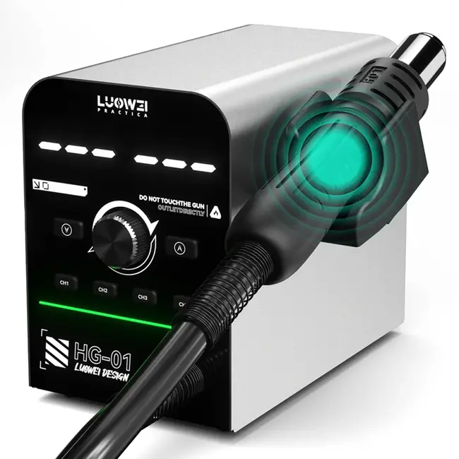 Luowei HG-01 800W Intelligent Digital Display BGA Hot Air Gun Desoldering Rework Station 59_9303