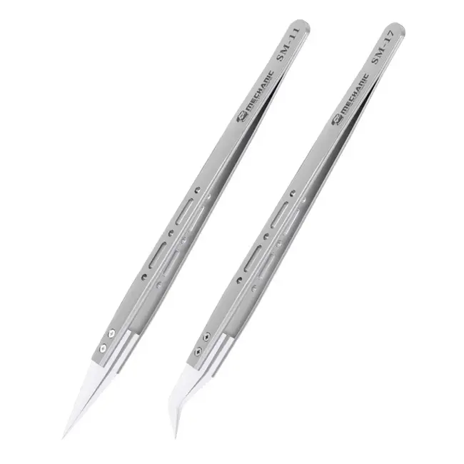 Mechanic SM-11 / SM-17 S-grade Non-magnetic Precision Flying Wire Ceramic Tweezers 129_9979