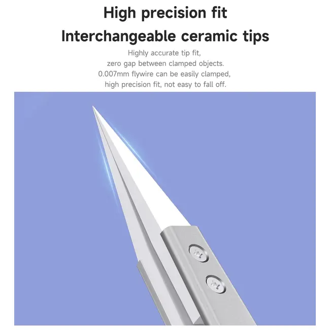 Mechanic SM-11 / SM-17 S-grade Non-magnetic Precision Flying Wire Ceramic Tweezers 129_9984