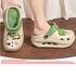 Women's summer thick bottom high elastic waterproof EVA clogs shoes comfortable sandals non-slip half slippers beach shoes variant_image_937_74_293