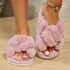 Popular Cross Furry Slippers Female Fluffy Slides Autumn Winter Outdoor Fashion Sexy EVA Light Flip Flops Sweat Soft Flat Shoes variant_image_958_94_400